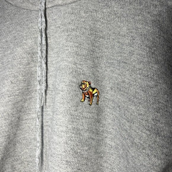 Vtg Discus Athletic Heavyweight Gray Hooded Sweatshirt Usa Made XL Tutlex Dog - Picture 3 of 6